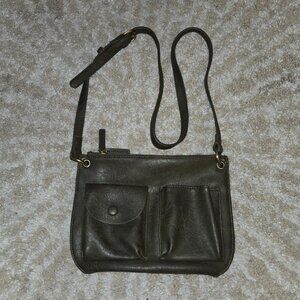 Anthropologie Olive Green Crossbody